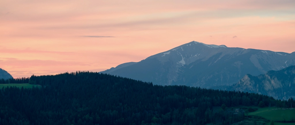 semmering sunset